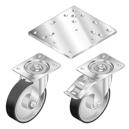 Füße und Räder