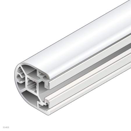 Strebenprofile Nut 10 R40