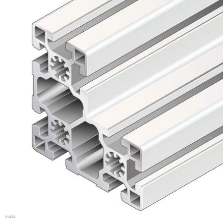 Strebenprofile Nut 10 R45