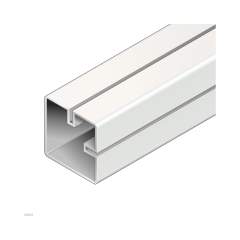 Square Tube 50x50x2, L=6070 mm, Anodized Aluminum - Bosch Rexroth 3842558321