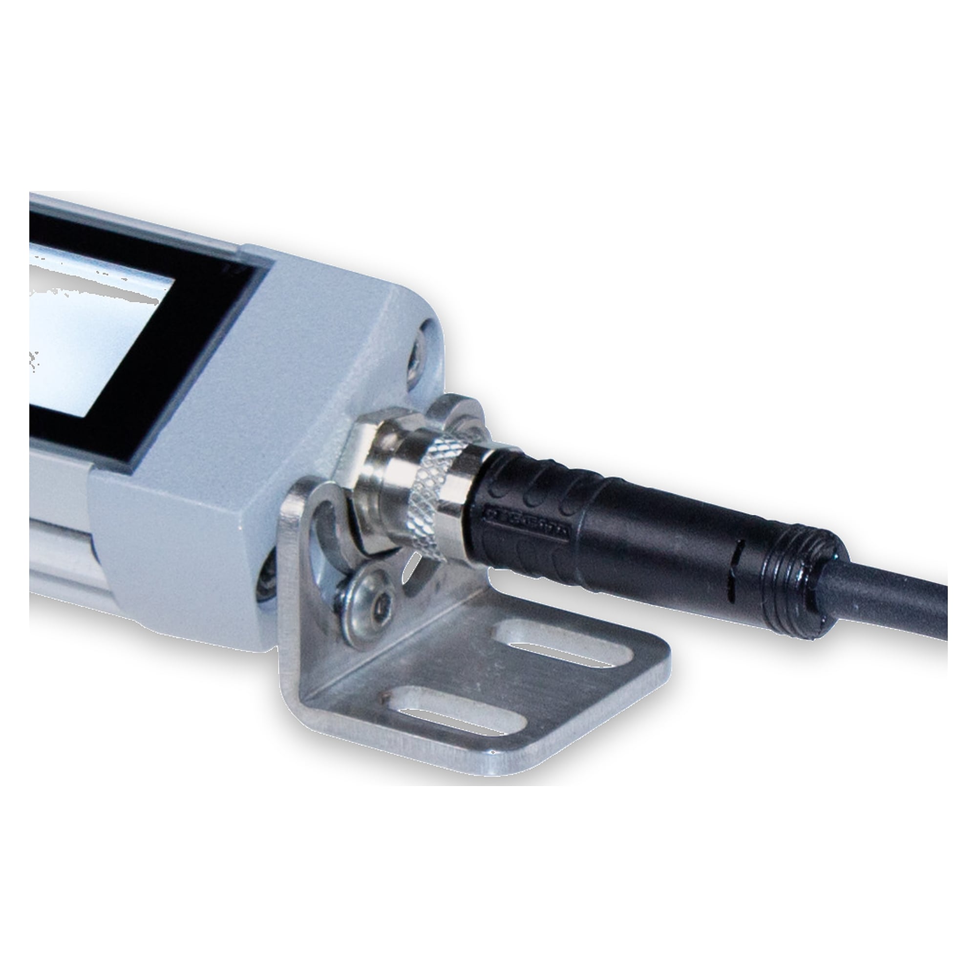 Sensor cable 2.5 m, 4-pin, M12 plug/M12 socket, A-coded, 24V DC - LED2WORK 200100-02