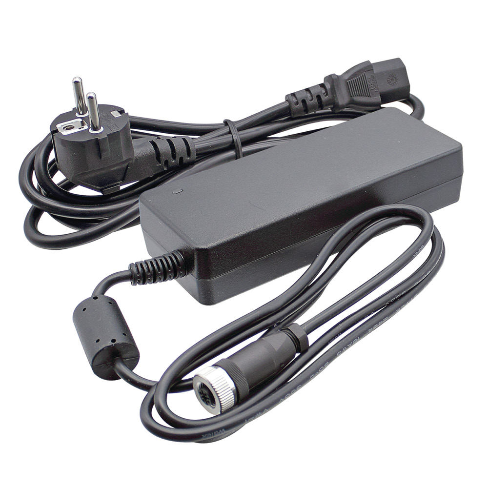Tischnetzteil 24V DC, 60 W, M12 A-kodiert, 1,8 m Kabel - LED2WORK 210100-02