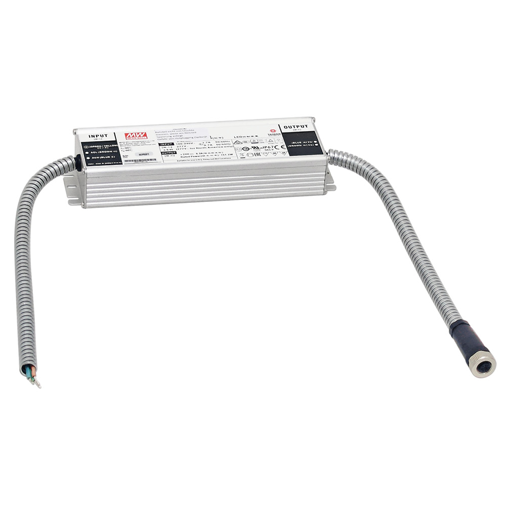 Schaltnetzteil 24V DC 60 W, IP67, M12 Buchse/offene Enden - LED2WORK 210100-06