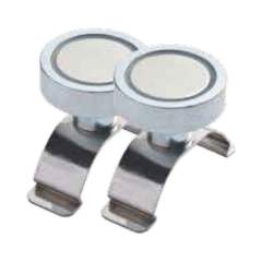 LED2WORK 210200-08. Federklemme mit Magnet, 1 Paar