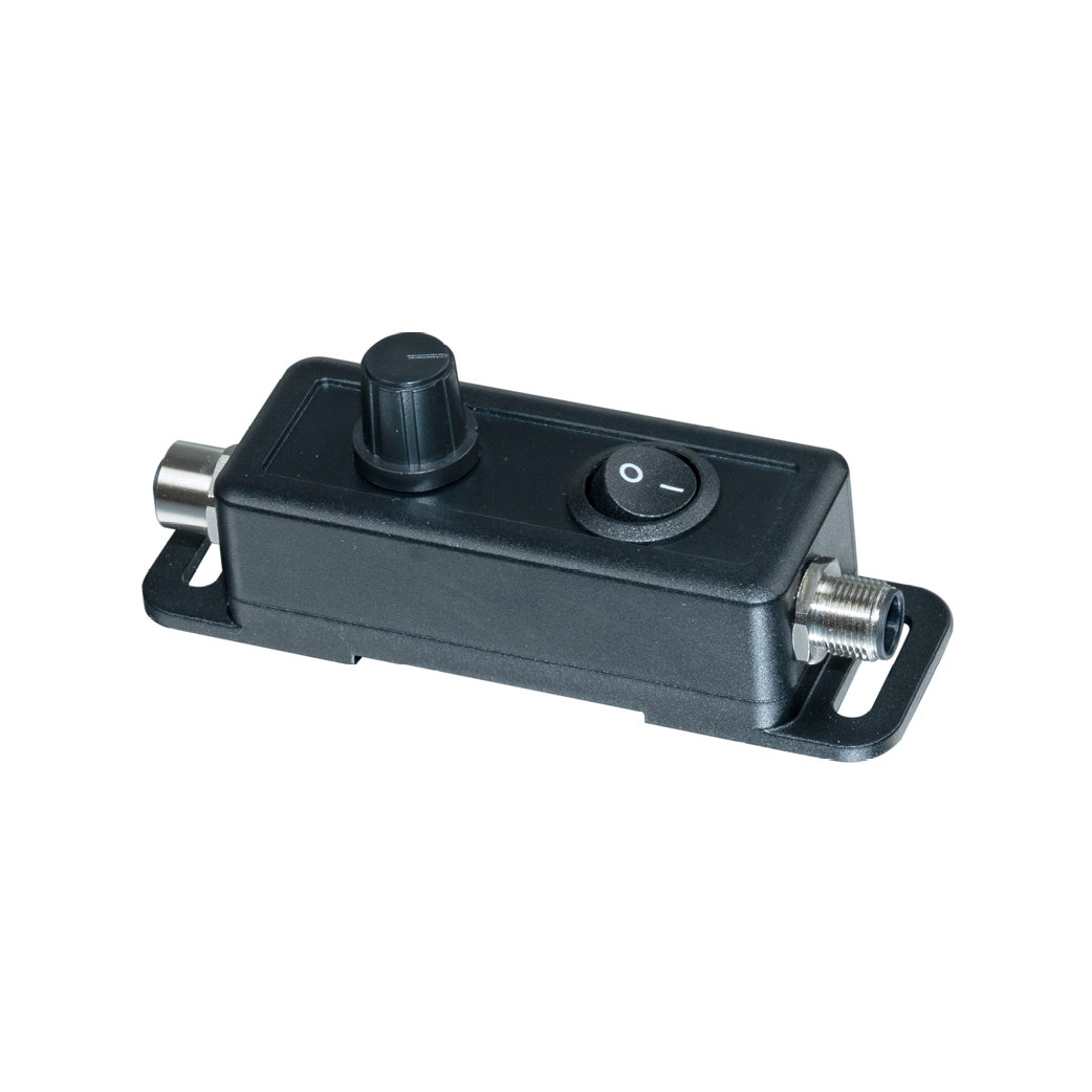 DIMMbox extern M12 A-kodiert für T-Nut, max. 144 W, 24V DC - LED2WORK 210700-04
