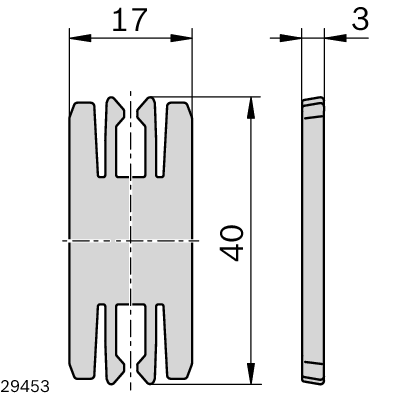 Dimensional drawing 3842552240
