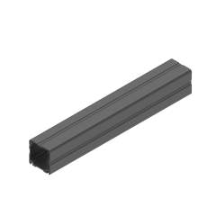 Cable duct 30x30, universal, black ESD, Length 2000 mm, PVC, Slot 8/10/D28L - Bosch Rexroth 3842562095