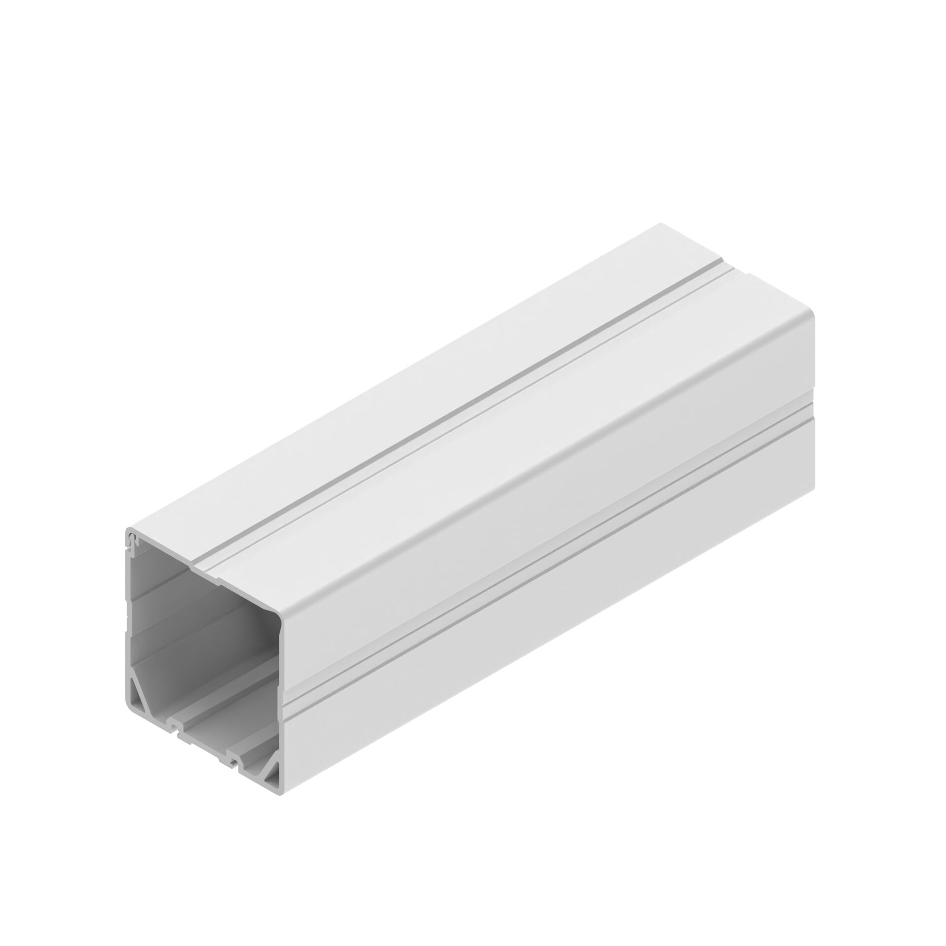 Kabelkanal 60x60, universal, signalgrau, Länge 2000 mm, PVC, Nut 8/10/D28L - Bosch Rexroth 3842562098