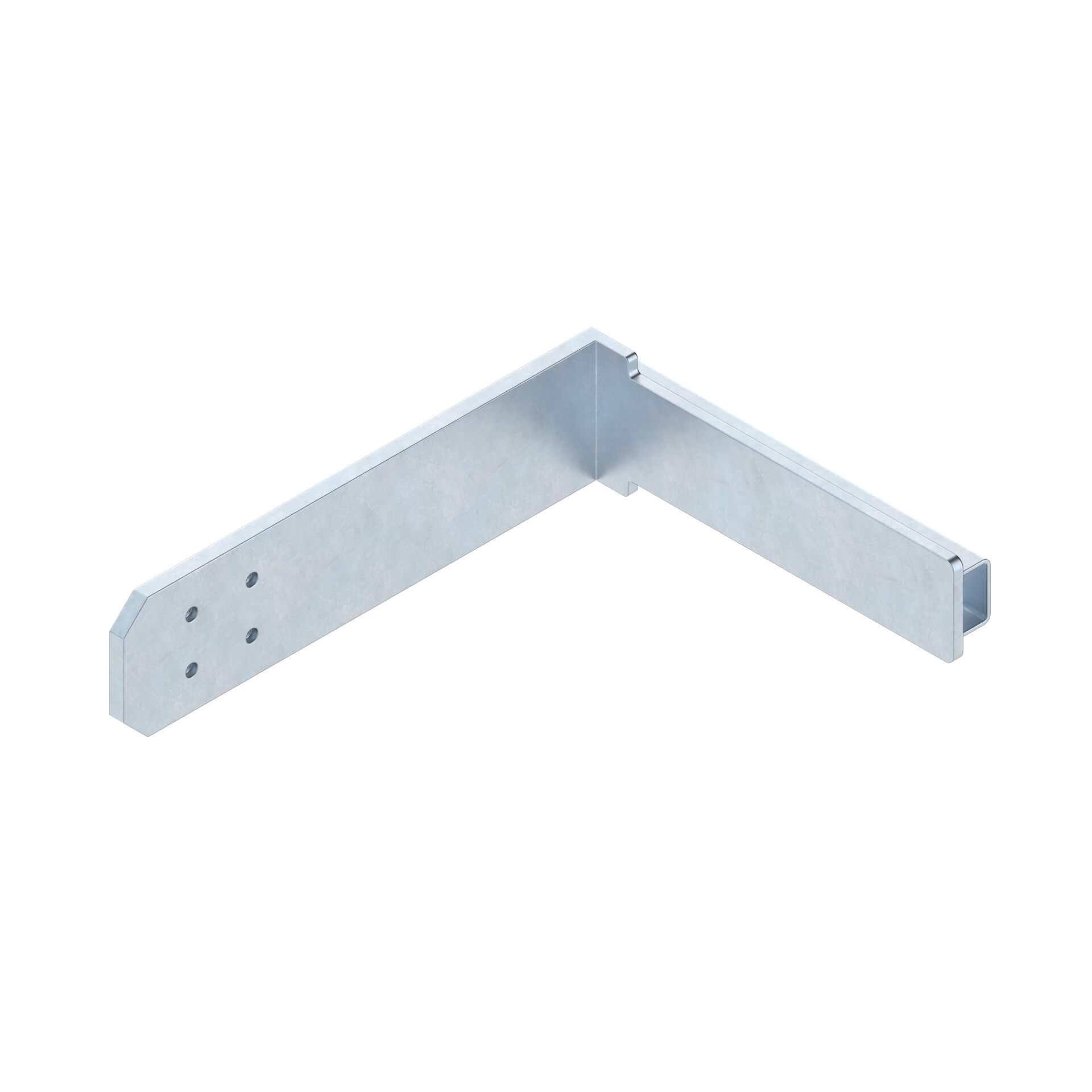 Attachment bracket case lifter l/r CASE LIFTER L/R, Length 600 mm, Steel, galvanized, ESD - Bosch Rexroth 3842563304