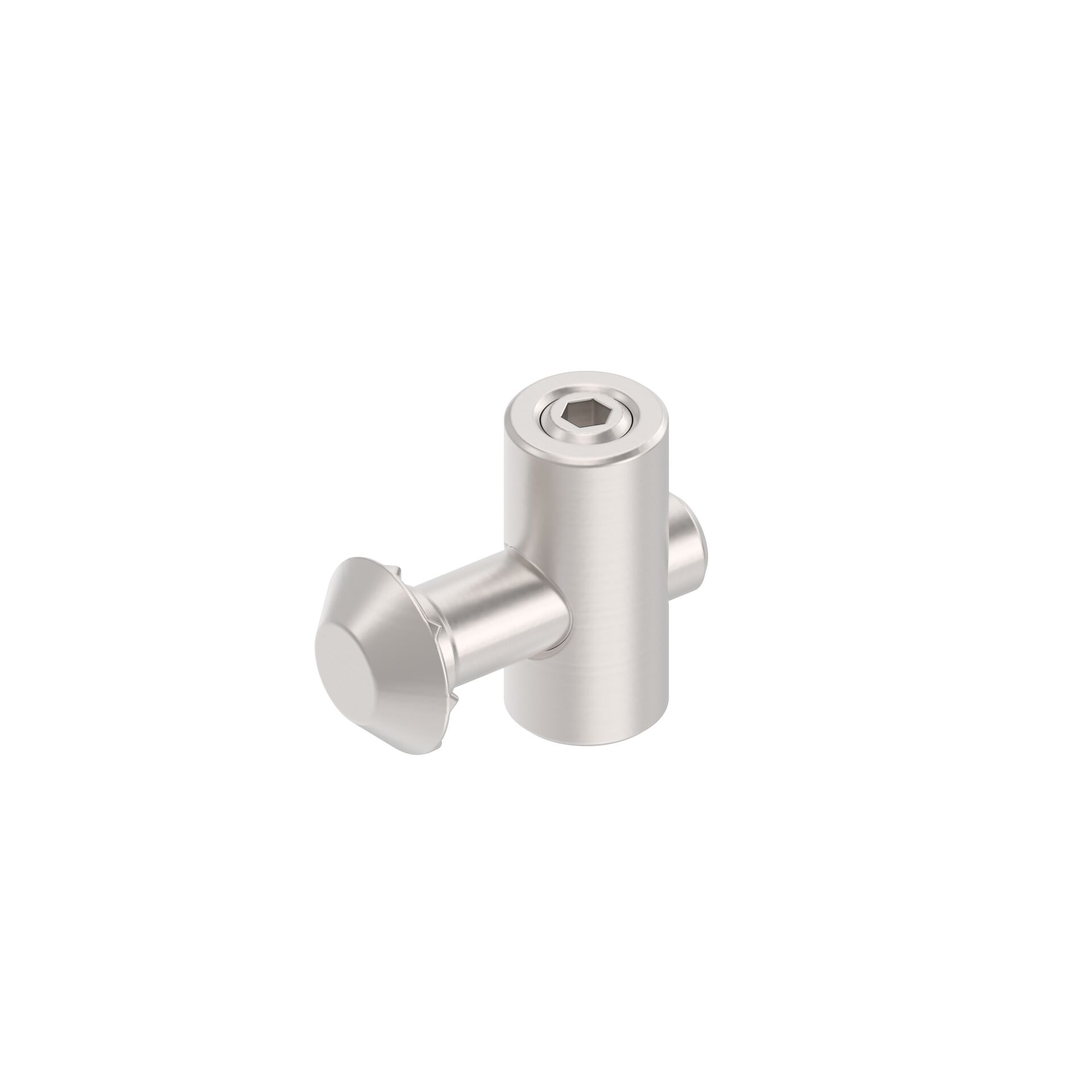 Quick Connector 6 Round Head, Steel, stainless - Bosch Rexroth 3842564112
