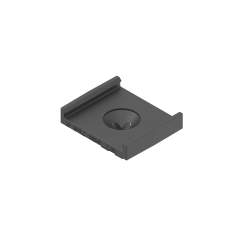 Montagesockel Nut 8 symmetrisch schwarz ESD, PA - Bosch Rexroth 3842564725
