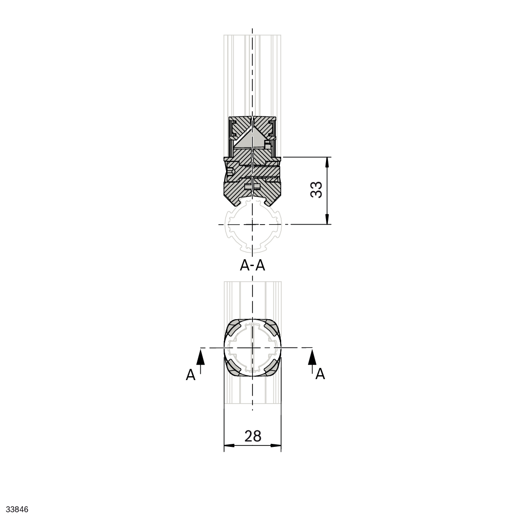 Dimensional drawing 3842567341