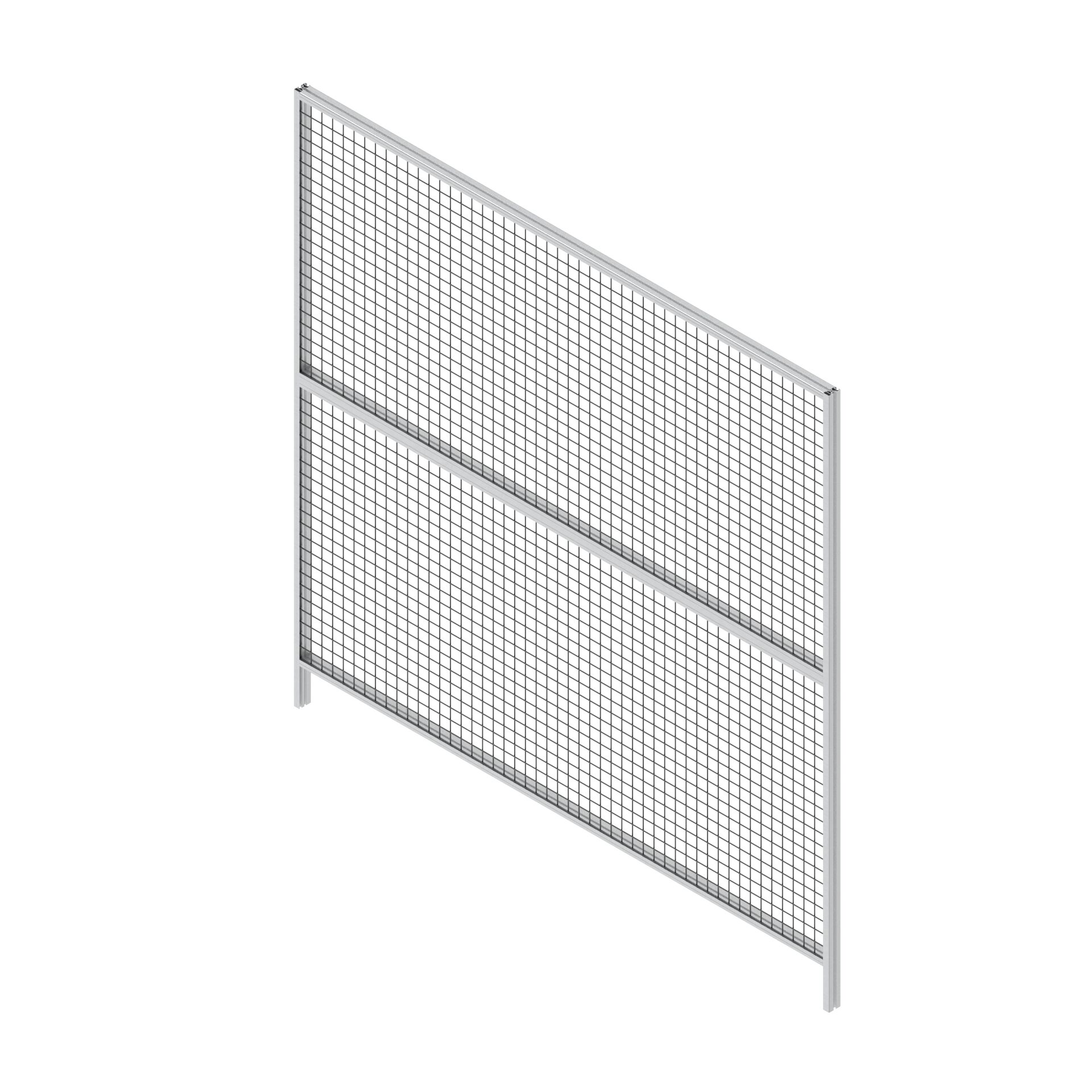 Direct field, horizontal sections 2000x2000 grille black - Bosch Rexroth 3842567911