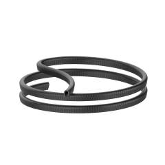 Edge protector for cutouts in protective frame L=10000 mm, Black, PVC - Bosch Rexroth 3842567937