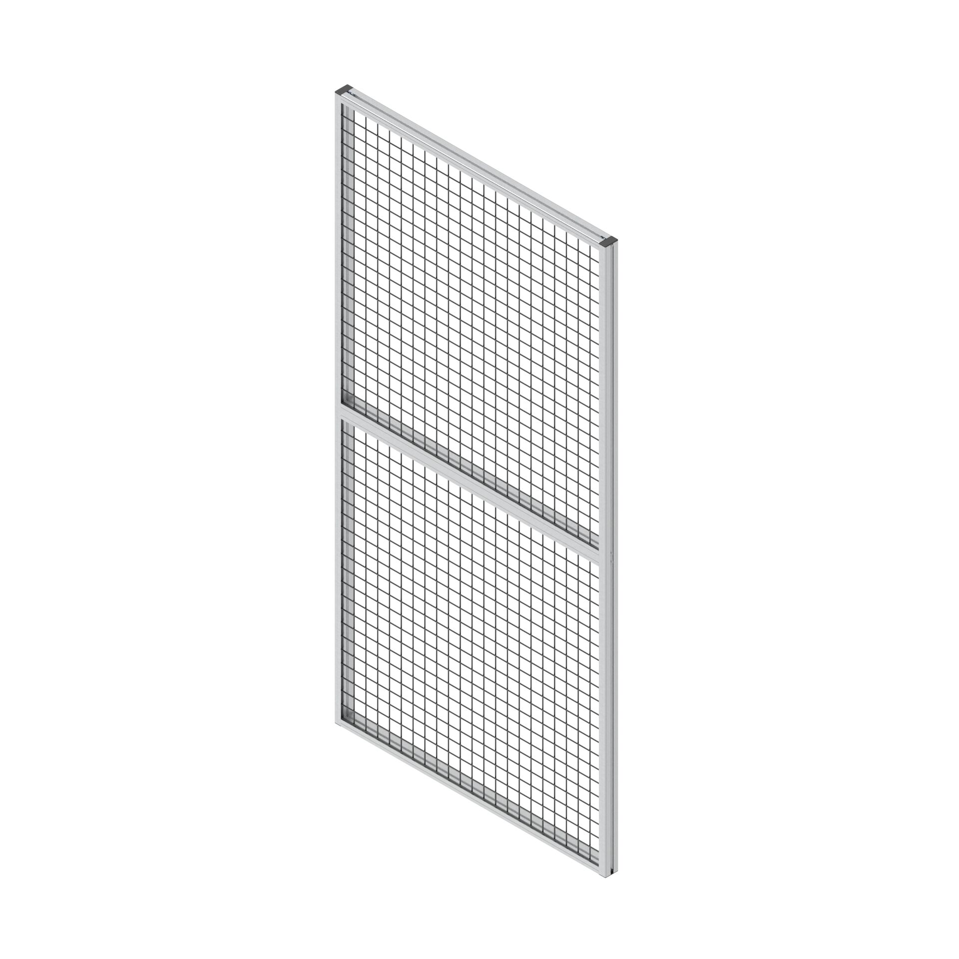 Einhängefeld, horizontal geteilt 1850x1000 Gitter schwarz - Bosch Rexroth 3842567954