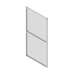 Suspension field, horizontal sections 1850x1000 grille black - Bosch Rexroth 3842567954