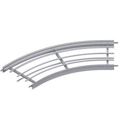 Curve 622MB HOR AL 45°R1643 - Bosch Rexroth 3842572118