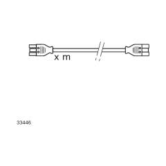 GST Mini Connection Cable 2 m - Bosch Rexroth 3842563249