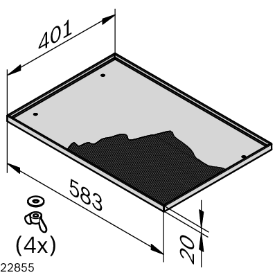 Dimensional drawing 3842546542