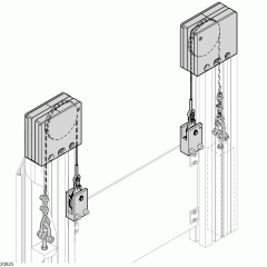 Bosch Rexroth 3842555566. Counterbalance deflection pulley