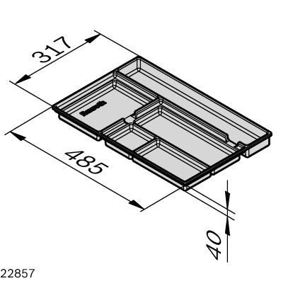 Dimensional drawing 3842548900