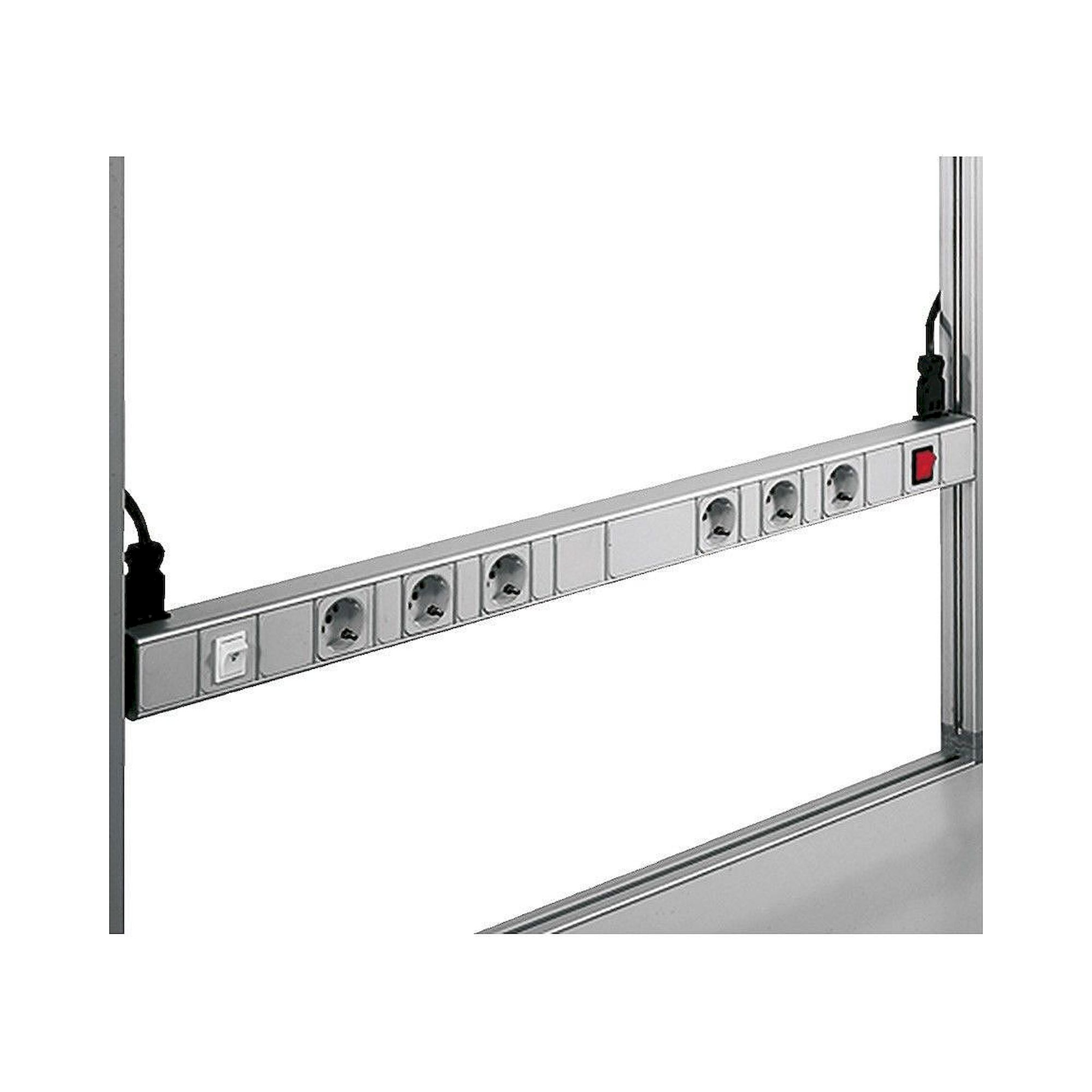 Bosch Rexroth 3842518598. Energieleiste L/6S/H D mit 6 Steckdosen, ohne Netzkabel