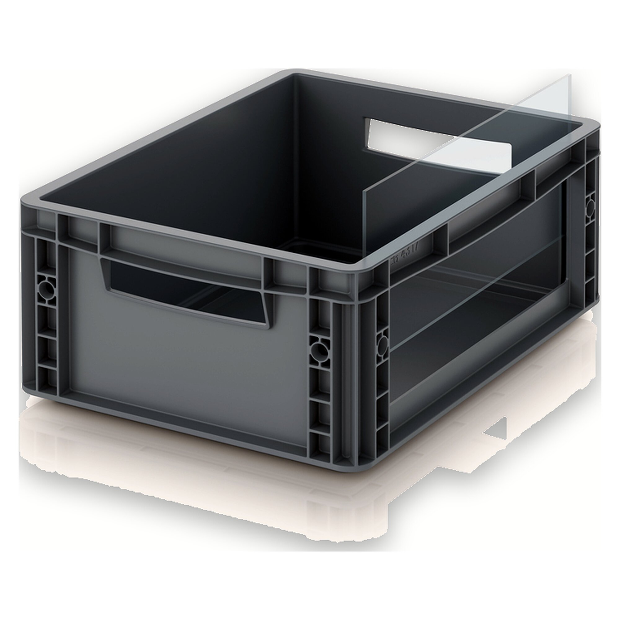 Open-fronted storage bin Euro format 40 x 30 x 17 cm - Auer SK L ES 43/17