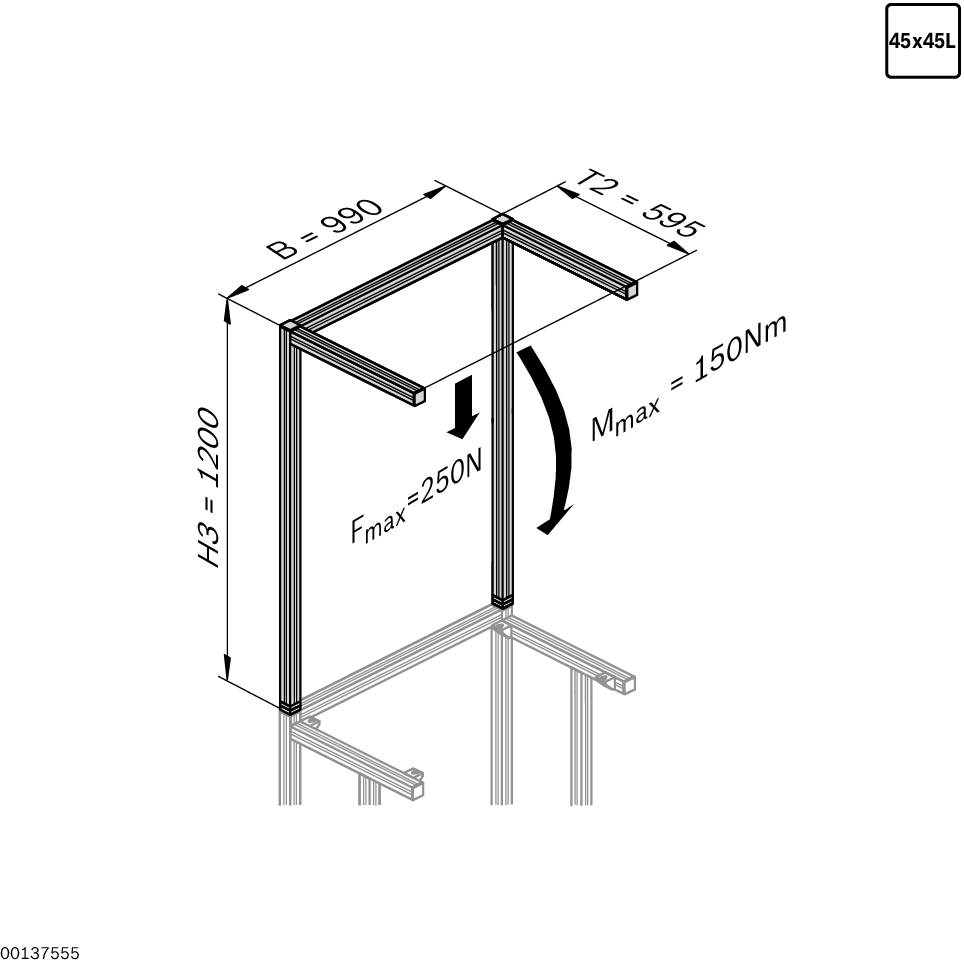Dimensional drawing 3842519530