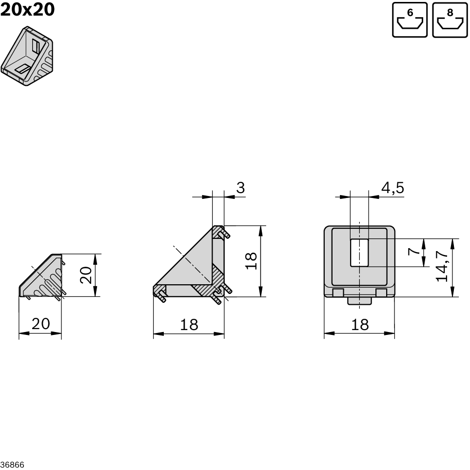 Dimensional drawing 3842523508