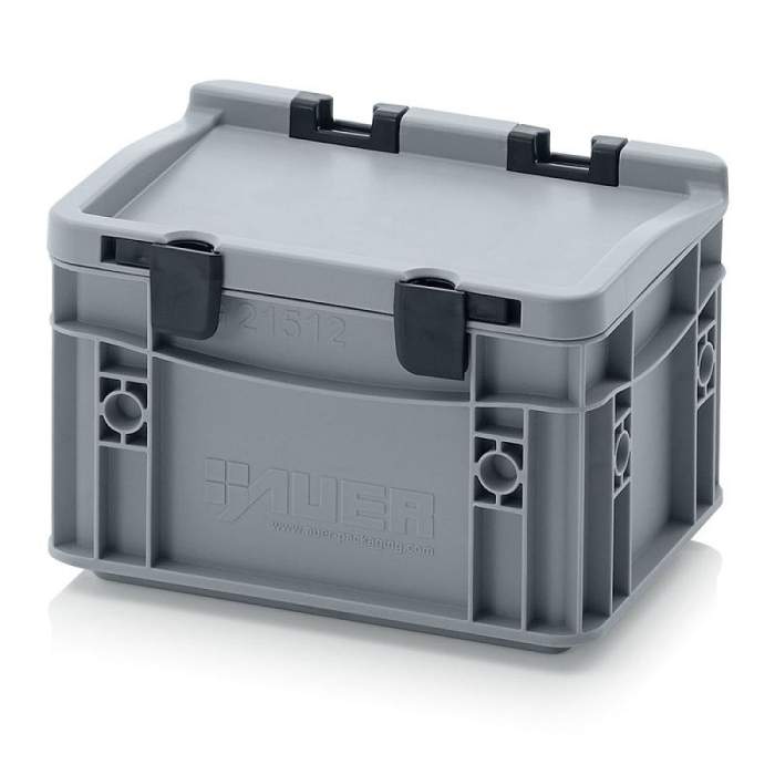 Plastic eurobox closed 60x40x7,5cm, new
