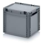 ED 43/32. Euro containers with hinge lid, 40x30x33,5 cm