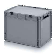 ED 64/42. Euro containers with hinge lid, 60x40x43,5 cm
