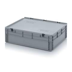 ED 86/22 HG. Euro containers with hinge lid, 80x60x23,5 cm