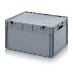 ED 86/42. Euro containers with hinge lid, 80x60x43,5 cm