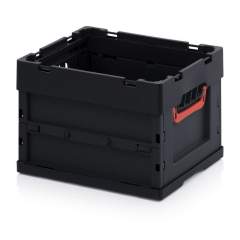 ESD FB 43/27. ESD foldable boxes without lid, 40x30x27 cm