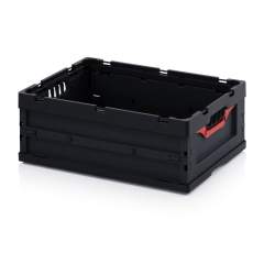 ESD FB 64/22. ESD foldable boxes without lid, 60x40x22 cm