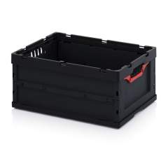 ESD FB 64/27. ESD foldable boxes without lid, 60x40x27 cm