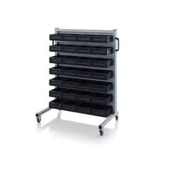 ESD SR.L.3209. ESD system trolleys for rack boxes, 28xESD RK 3209 (30x23,4x9 cm)