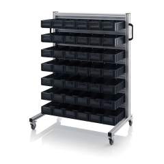 ESD SR.L.41509. ESD system trolleys for rack boxes, 42xESD RK 41509 (40x15,6x9 cm)