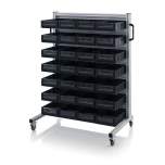ESD SR.L.4209. ESD system trolleys for rack boxes, 28xESD RK 4209 (40x23,4x9 cm)