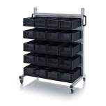 ESD SR.L.5214. ESD system trolleys for rack boxes, 20xESD RK 5214 (50x23,4x14 cm)