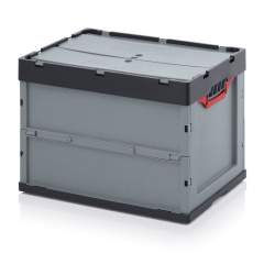 FBD 64/42. Foldable boxes with lid, 60x40x42 cm