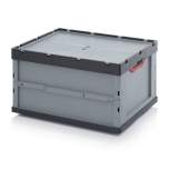 FBD 86/445. Foldable boxes with lid, 80x60x44,5 cm