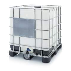 IBC 1000 K 150.50-UN. IBC Container mit Kunststoffpalette