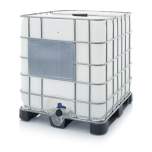 IBC 1000 K 150.50. IBC Container mit Kunststoffpalette