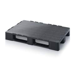 RD 1208. Cleanroom pallets made from reclaimed material with retaining edge
