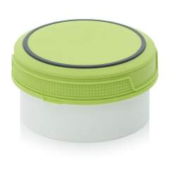 SC A 0.3-99 F1. Screw-top jars Basic, White pail, green lid