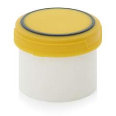 SC A 0.5-99 F2. Screw-top jars Basic, White pail, yellow lid