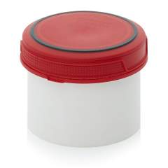 SC A 0.5-99 F3. Screw-top jars Basic, White pail, red lid