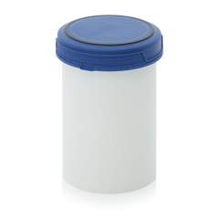 SC A 1.0-99 F4. Screw-top jars Basic, White pail, blue lid